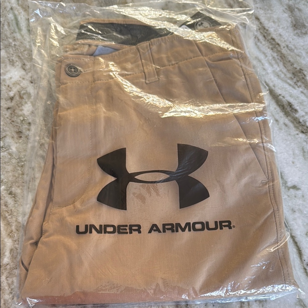 NWT Under Armour Tan Pants 34x34